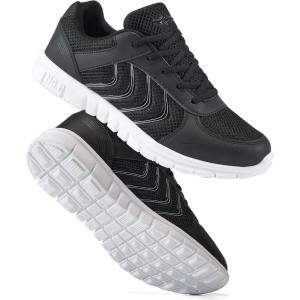 DUOYANGJIASHA Womens Sneakers Walking Shoes Comfortable Non Slip Tennis Shoes Breathable Lightweight Footwear for Casual Work(Black)