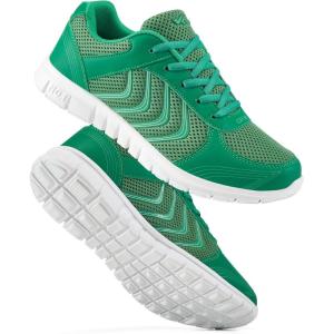 DUOYANGJIASHA Womens Sneakers Walking Shoes Comfortable Non Slip Tennis Shoes Breathable Lightweight Footwear for Casual Work(Green)