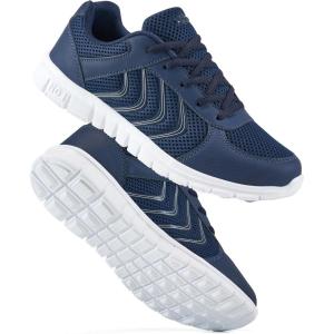 DUOYANGJIASHA Womens Sneakers Walking Shoes Comfortable Non Slip Tennis Shoes Breathable Lightweight Footwear for Casual Work(Navy)